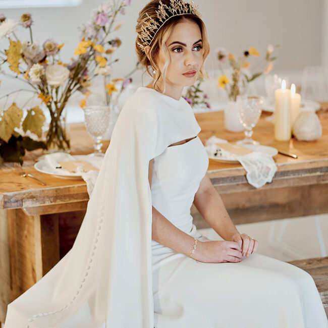 Sea and Silk Cumberland Belle Styled Shoot Bride